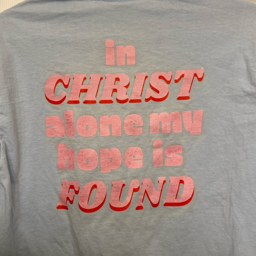 In Christ Alone My Hope Is Found Long Sleeved Shirt